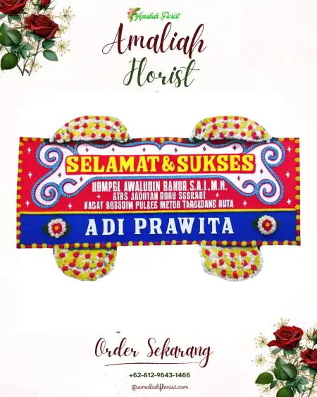 Papan Bunga Ucapan Selamat Padaran